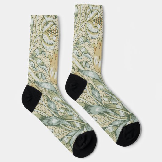 William Morris Lily und Pomegranate Blume Classic Socken (Rechts)