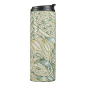 William Morris Lily und Pomegranate Blume Classic Thermosbecher (Nach links gedreht)