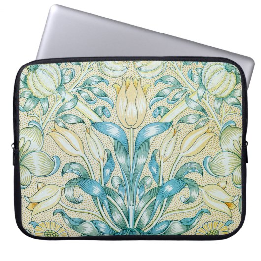 William Morris Lily und Pomegranate Pattern Laptopschutzhülle (Vorderseite)