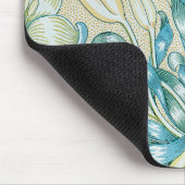 William Morris Lily und Pomegranate Pattern Mousepad (Ecke)