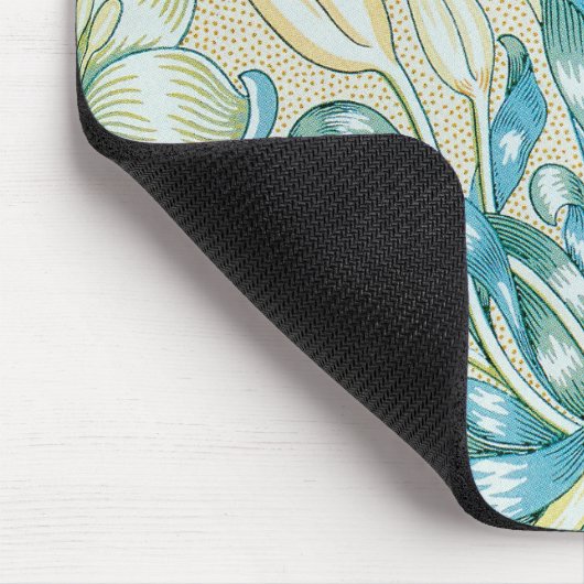 William Morris Lily und Pomegranate Pattern Mousepad (Ecke)
