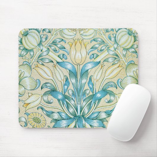 William Morris Lily und Pomegranate Pattern Mousepad (Mit Mouse)