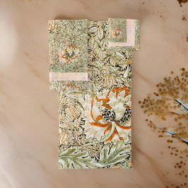 William * Morris Lily Vintag Botanisch | Badhandtuch Set