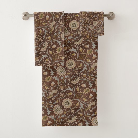 William Morris Little Blume Carpet Badhandtuch Set (Insitu)