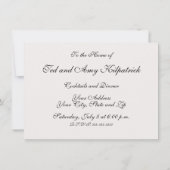 William Morris Lodden Blume Einladung (Rückseite)