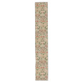 William Morris Lodden Blume Foliage Green Pink Großer Tischläufer (Vorderseite)