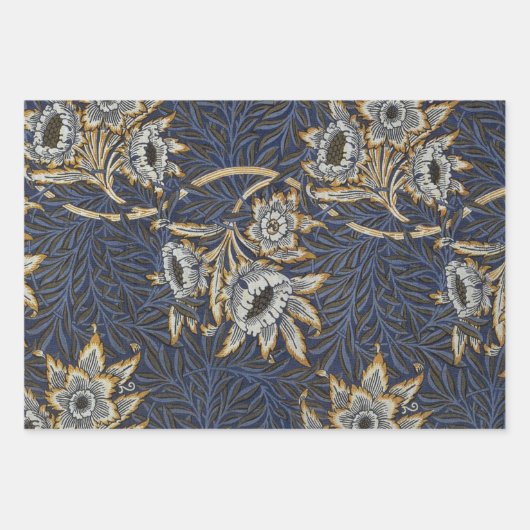 William Morris Lodden Blume Geschenkpapier Set (Vorderseite 2)