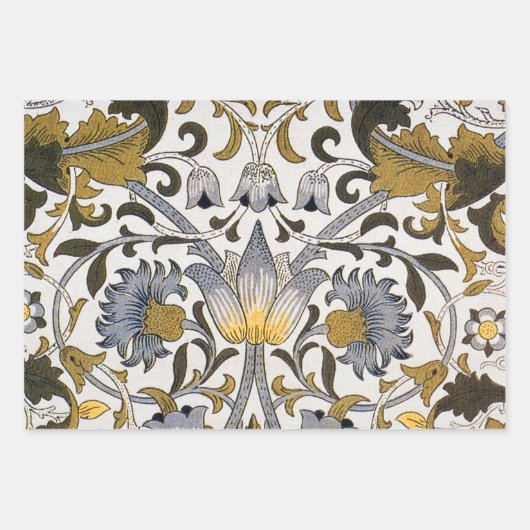 William Morris Lodden Blume Geschenkpapier Set (Vorderseite)