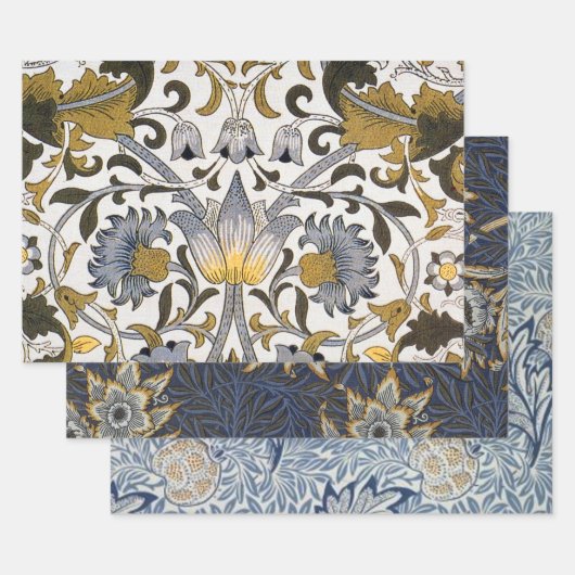 William Morris Lodden Blume Geschenkpapier Set (Set)