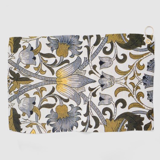 William Morris Lodden Blume Golfhandtuch (Horizontal)