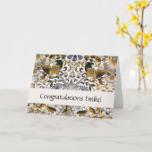 William Morris Lodden Blume Karte (Gelbe Blume)