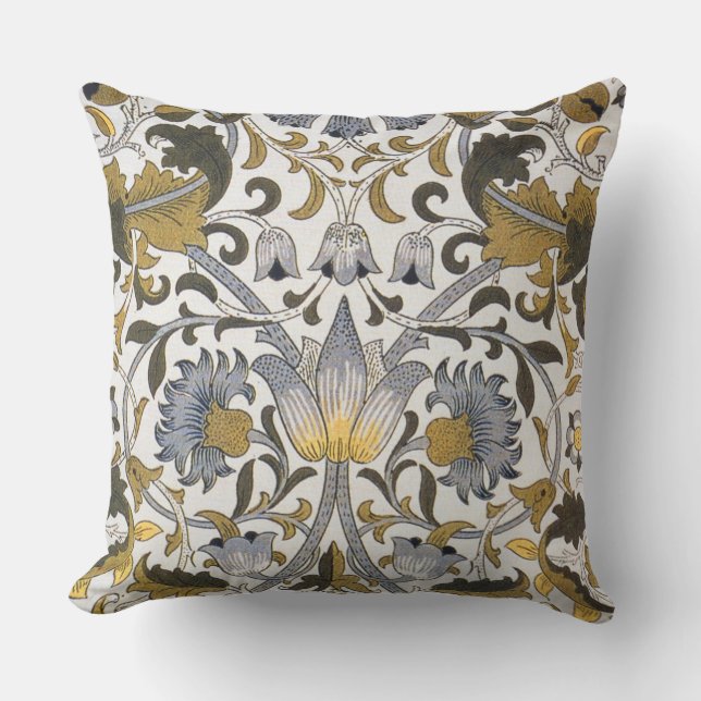 William Morris Lodden Blume Kissen (Vorderseite)