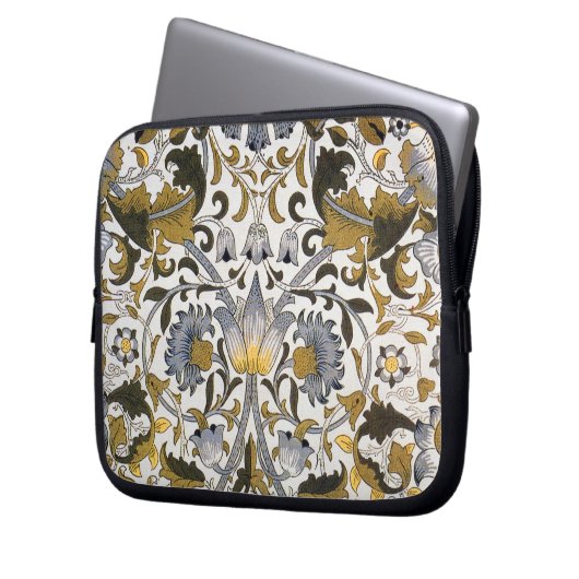 William Morris Lodden Blume Laptopschutzhülle (Vorderseite Links)