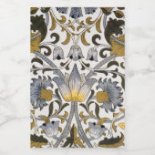 William Morris Lodden Blume Lebensmitteletikett (Einzelnes Label)