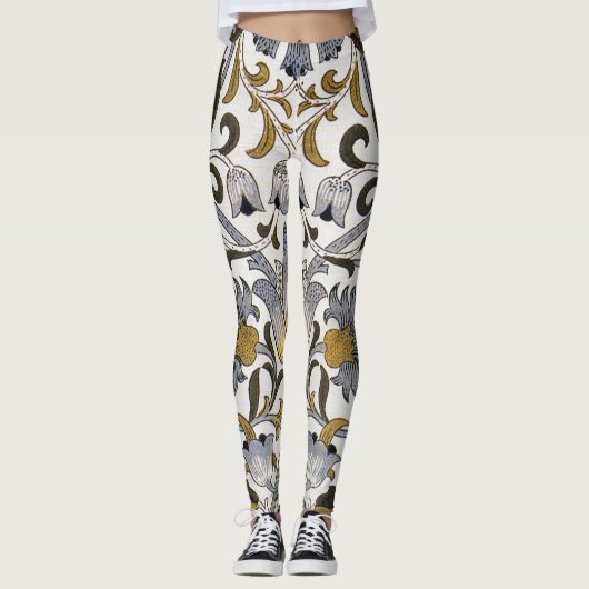 William Morris Lodden Blume Leggings (Vorderseite)