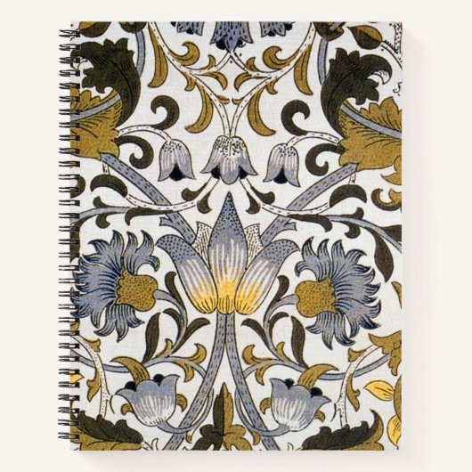 William Morris Lodden Blume Notizblock (Vorderseite)