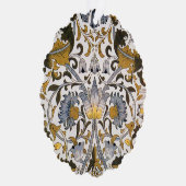 William Morris Lodden Blume Ornament Karte (Rechts)