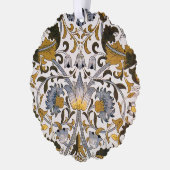 William Morris Lodden Blume Ornament Karte (Links)