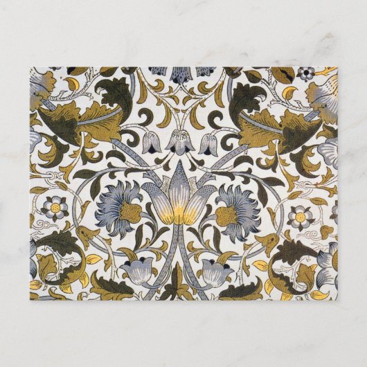 William Morris Lodden Blume Postkarte (Vorderseite)