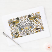 William Morris Lodden Blume Rechteckiger Aufkleber (Umschlag)