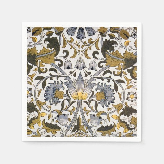 William Morris Lodden Blume Serviette (Vorderseite)