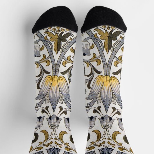 William Morris Lodden Blume Socken (Oben)