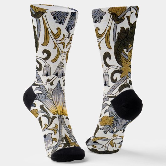 William Morris Lodden Blume Socken (Gewinkelt)