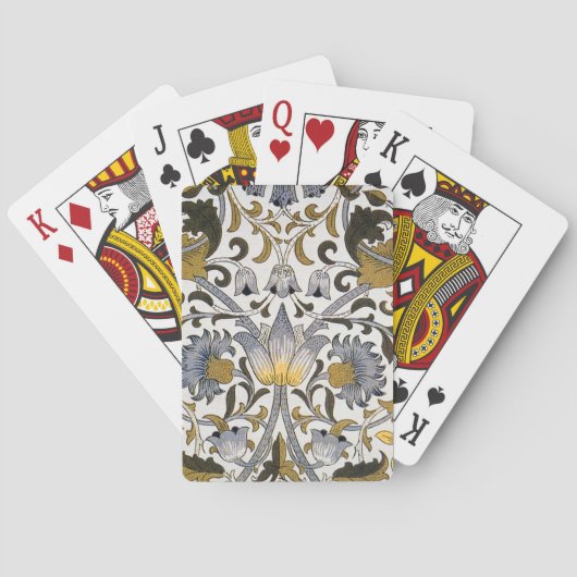 William Morris Lodden Blume Spielkarten (Rückseite)