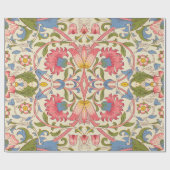 William Morris Lodden Blumendekor Pastell Geschenkpapier (Flach)