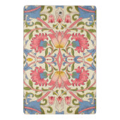 William Morris Lodden Blumendekor Pastell Mini Klemmbrett (Rückseite)