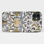 William Morris Lodden Blumenmuster: Blau Gold Case-Mate iPhone Hülle (Rückseite (Horizontal))