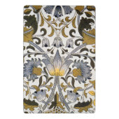 William Morris Lodden Blumenmuster: Blau Gold Mini Klemmbrett (Rückseite)