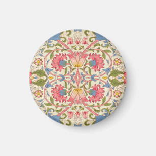 William Morris Lodden Florales Muster Pastell Magnet