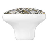 William * Morris Lodden Gray Gold Keramikknauf (Seitenansicht)