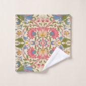 William Morris Lodden Spring Wallpaper Art Badhandtuch Set (Waschlappen)