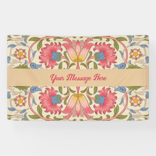 William Morris Lodden Spring Wallpaper Art Banner (Horizontal)