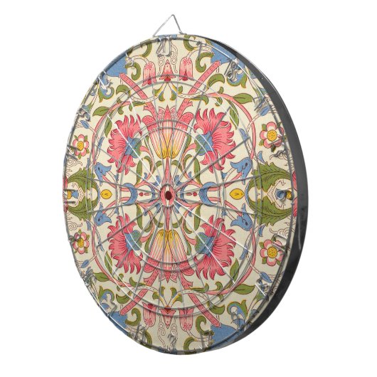 William Morris Lodden Spring Wallpaper Art Dartscheibe (Vorderseite rechts)