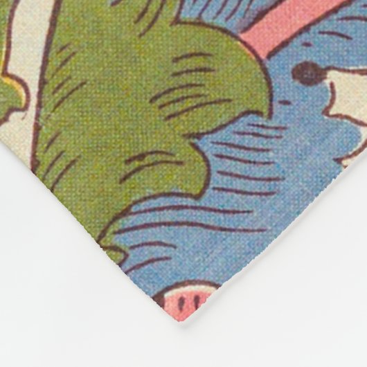 William Morris Lodden Spring Wallpaper Art Fleecedecke (Ecke)