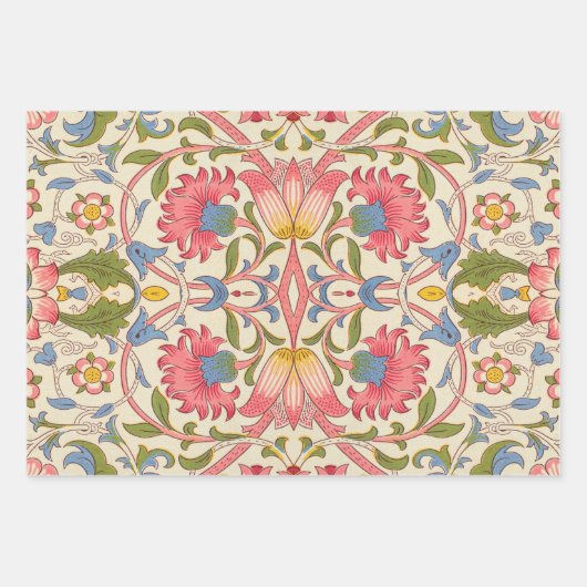 William Morris Lodden Spring Wallpaper Art Geschenkpapier Set (Vorderseite)