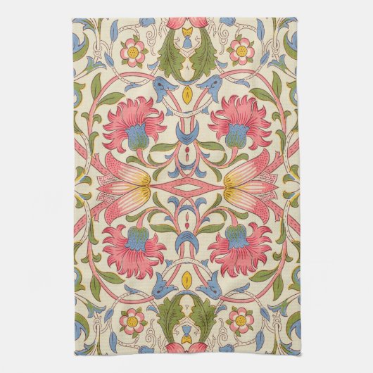 William Morris Lodden Spring Wallpaper Art Geschirrtuch (Vertikal)