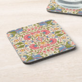 William Morris Lodden Spring Wallpaper Art Getränkeuntersetzer (Linke Seite)