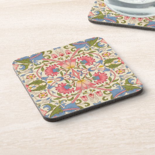 William Morris Lodden Spring Wallpaper Art Getränkeuntersetzer (Linke Seite)