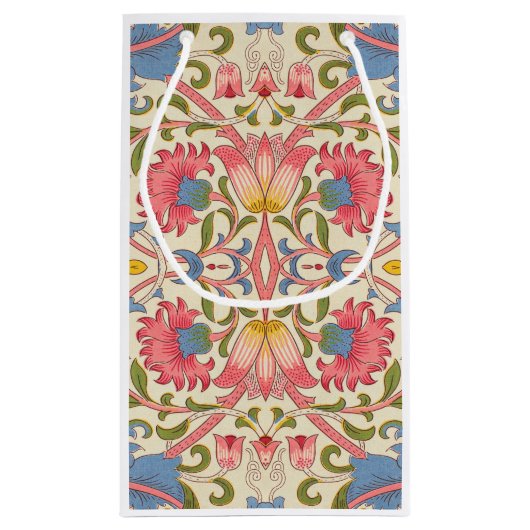 William Morris Lodden Spring Wallpaper Art Kleine Geschenktüte (Rückseite)