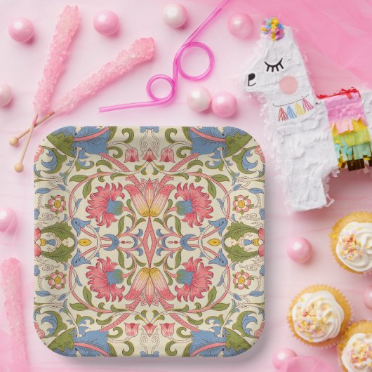 William Morris Lodden Spring Wallpaper Art Pappteller (Party)