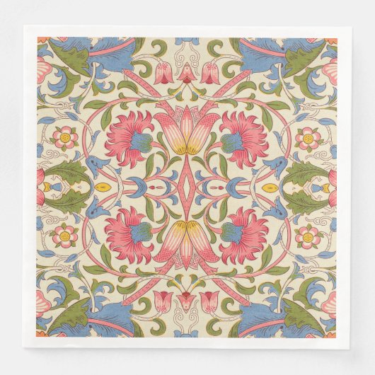 William Morris Lodden Spring Wallpaper Art Serviette (Vorderseite)