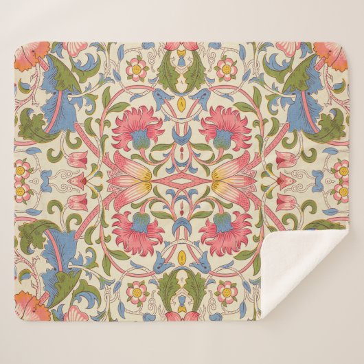 William Morris Lodden Spring Wallpaper Art Sherpadecke (Vorderseite (Horizontal))