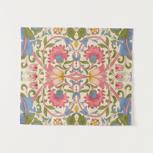 William Morris Lodden Spring Wallpaper Art Wandteppich (Vorderseite (Horizontal))