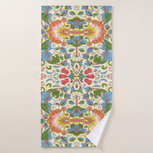 William Morris Loddon Blossom Blumenmuster Badhandtuch Set