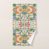 William Morris Loddon Blossom Blumenmuster Badhandtuch Set (Handtuch)