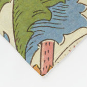 William Morris Loddon Blossom Blumenmuster Fleecedecke (Ecke)